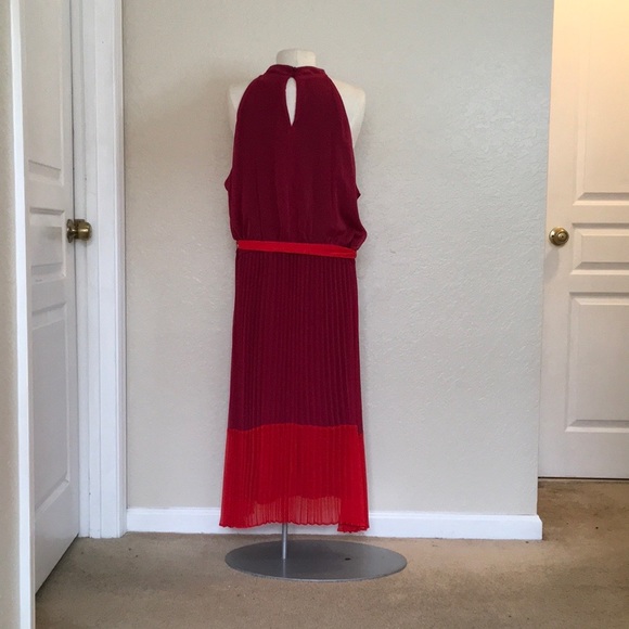 Lane Bryant Halter-Neck Shirred-Detail Maxi Dress - 20W - NWT - Picture 2 of 16